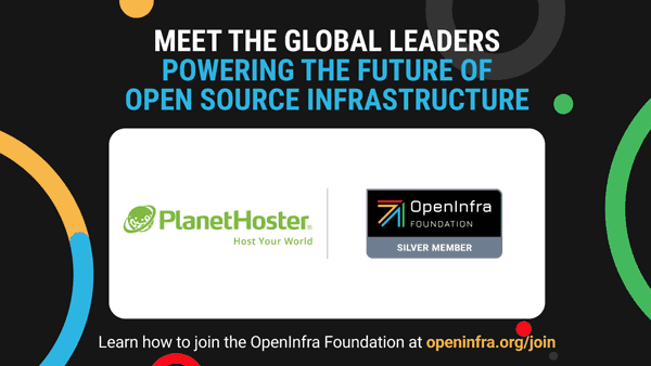 Planethoster - Silver Member of OpenInfra Foundation